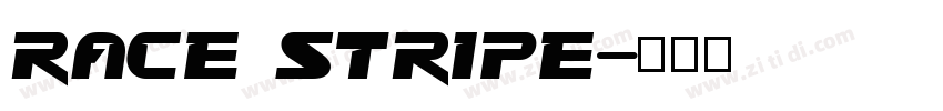 race stripe字体转换